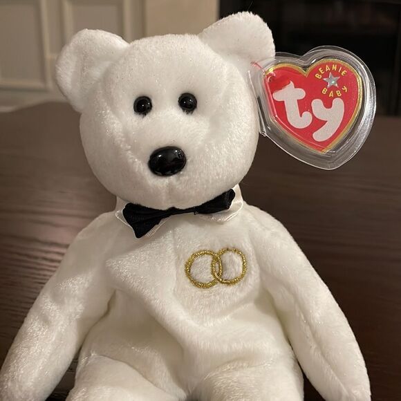 Mr. the Groom Bear with sparkles 2001 Vintage NWT Excellent Condition 9” - Picture 7 of 7